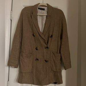 Zara linen blazer